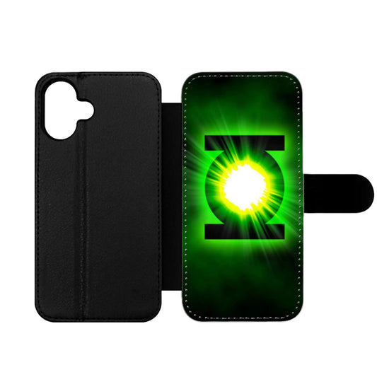Justice League Green Lantern Logo Wallet iPhone Case