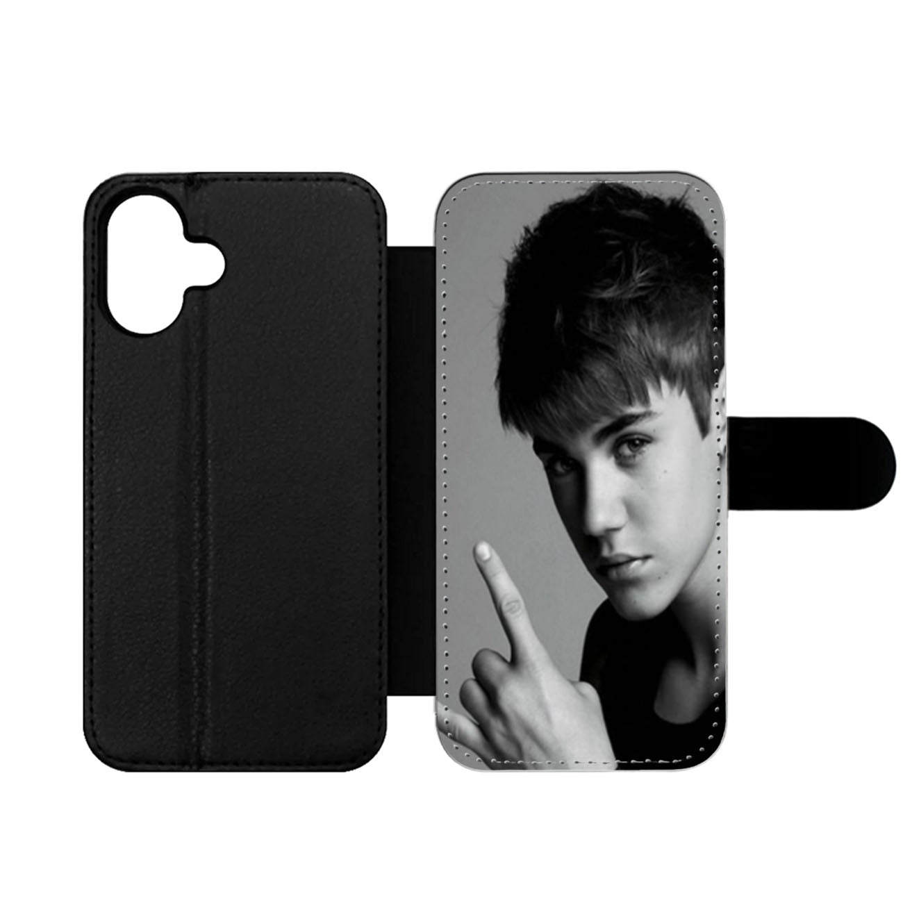 Justin Bieber Cool Photos Wallet iPhone Case