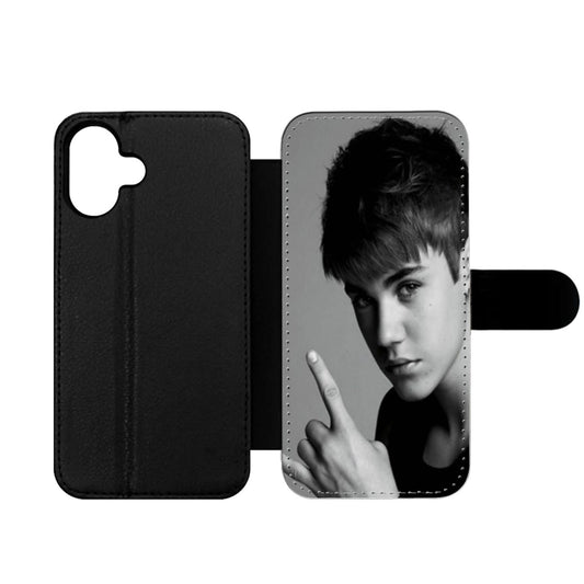 Justin Bieber Cool Photos Wallet iPhone Case