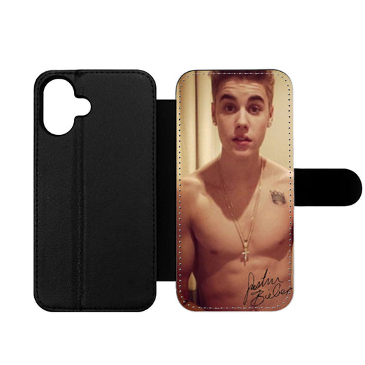 Justin Bieber Shirtless Two Wallet iPhone Case