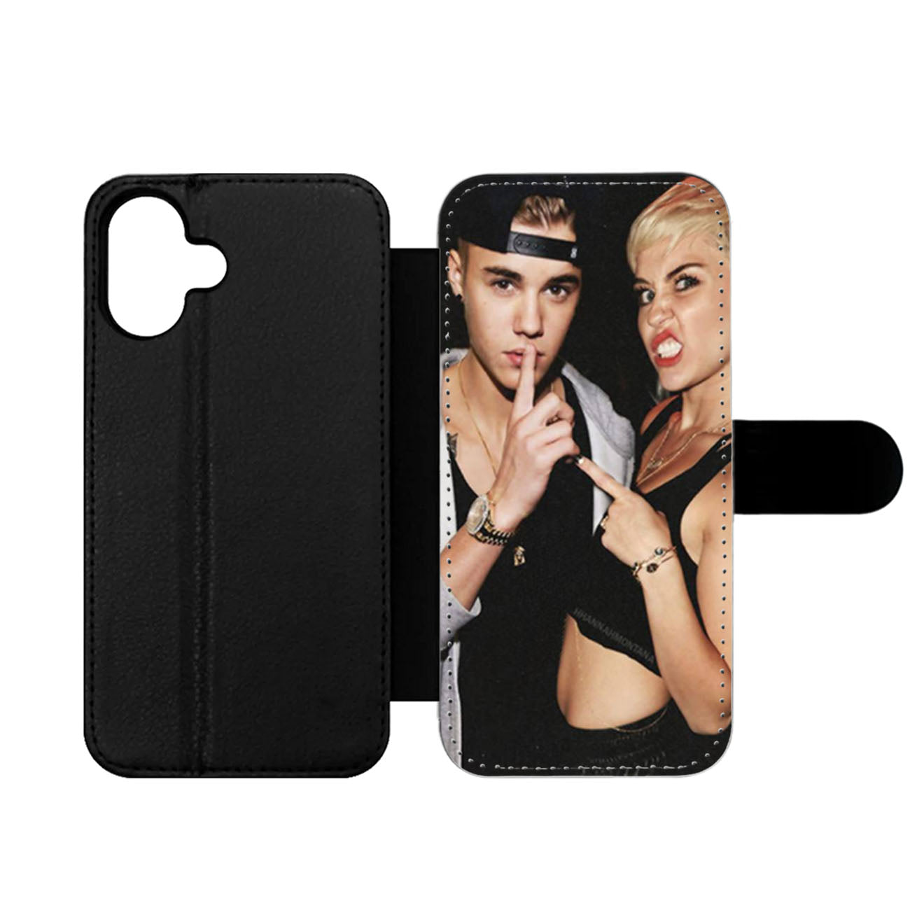 Justin and Miley Wallet iPhone Case