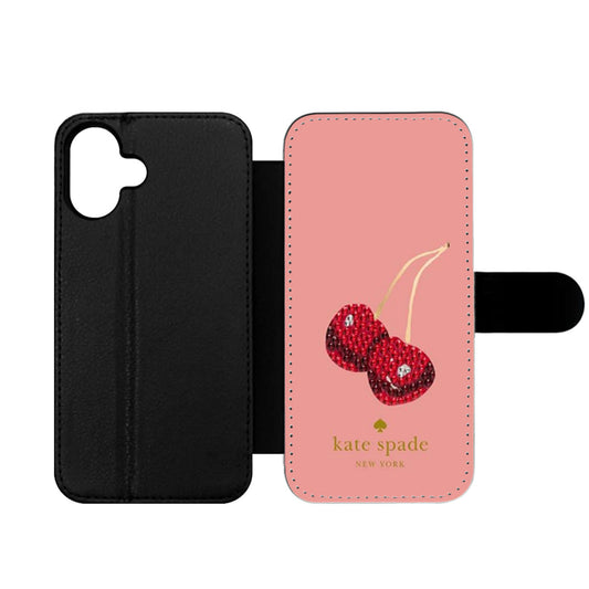 KATE SADE CHERRY Wallet iPhone Case