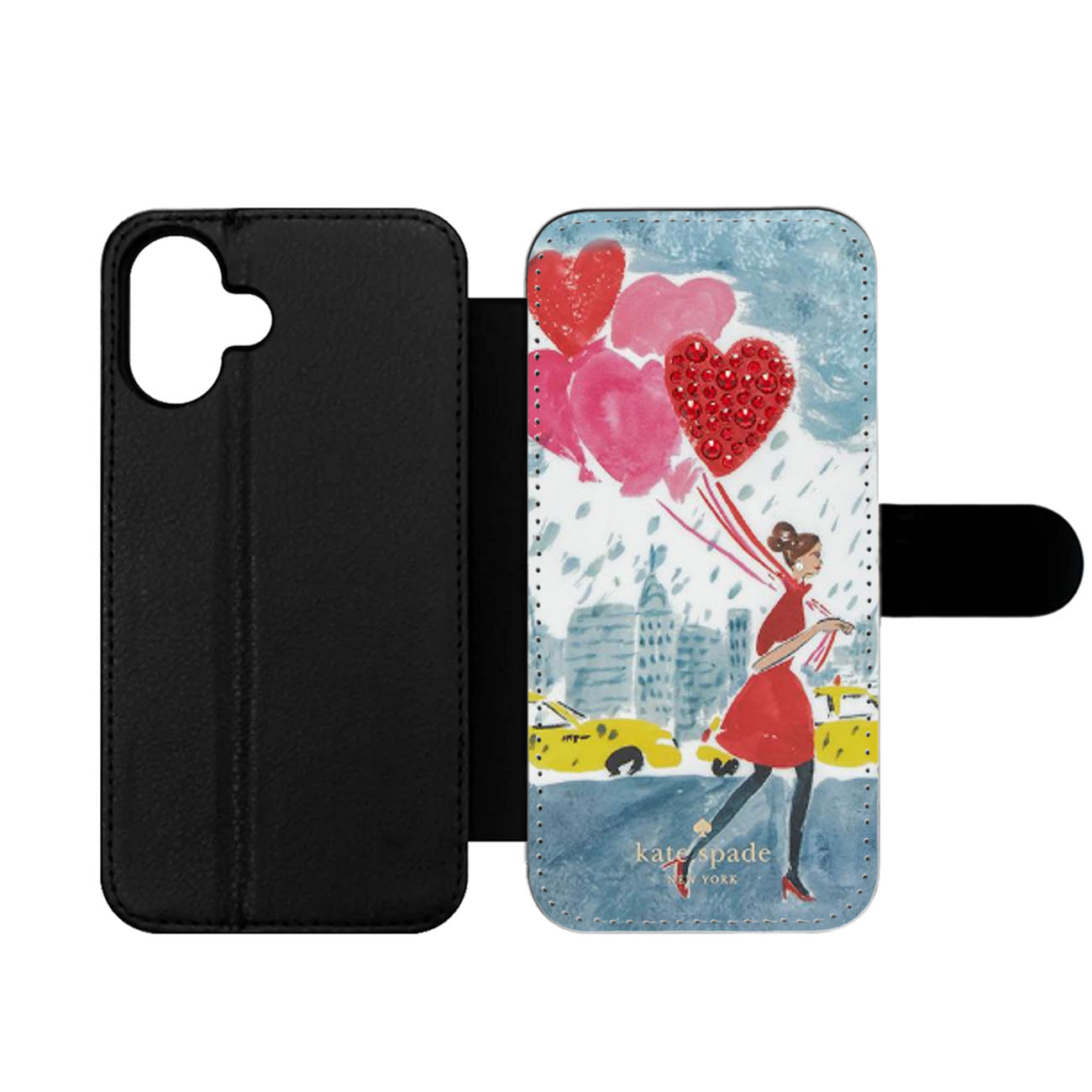 KATE SPADE BALLOON SPARKLE Wallet iPhone Case