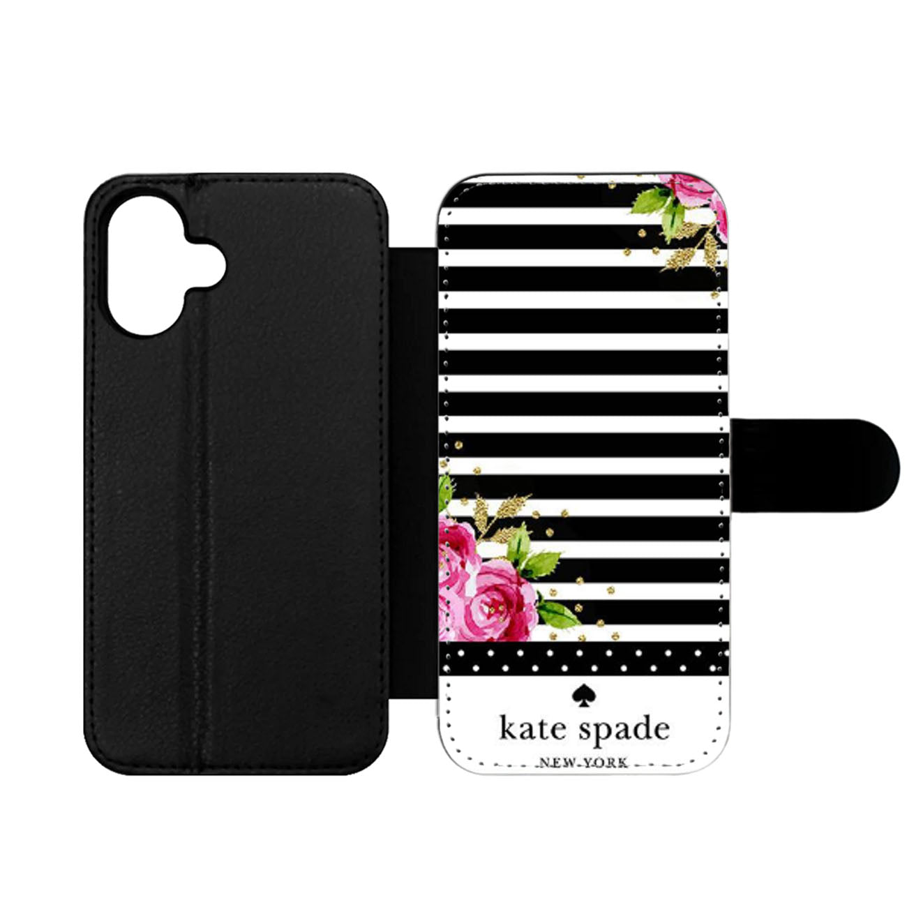 KATE SPADE FLORAL POLKADOTS Wallet iPhone Case