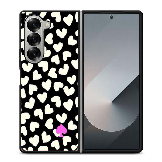 KATE SPADE LOVE HEART POLKADOTS Samsung Z Fold 6 Case