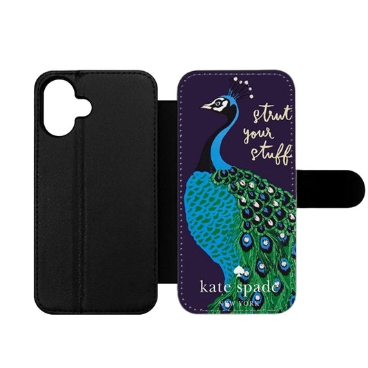 KATE SPADE PEACOCK Wallet iPhone Case