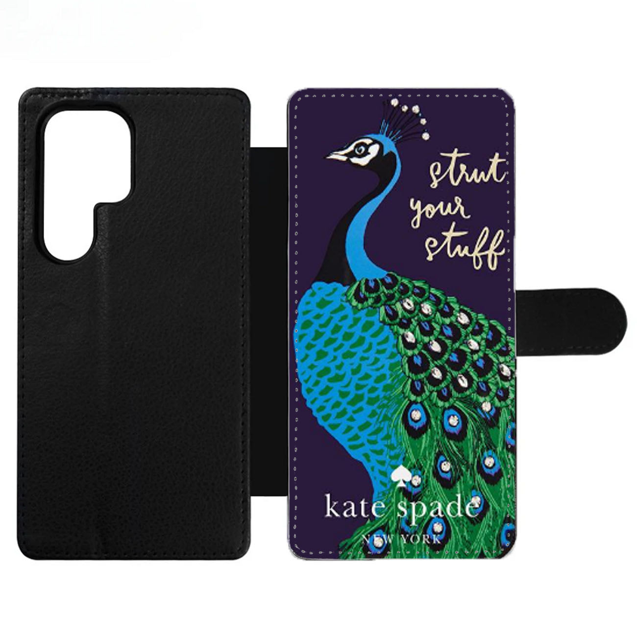 KATE SPADE PEACOCK Wallet Samsung Case
