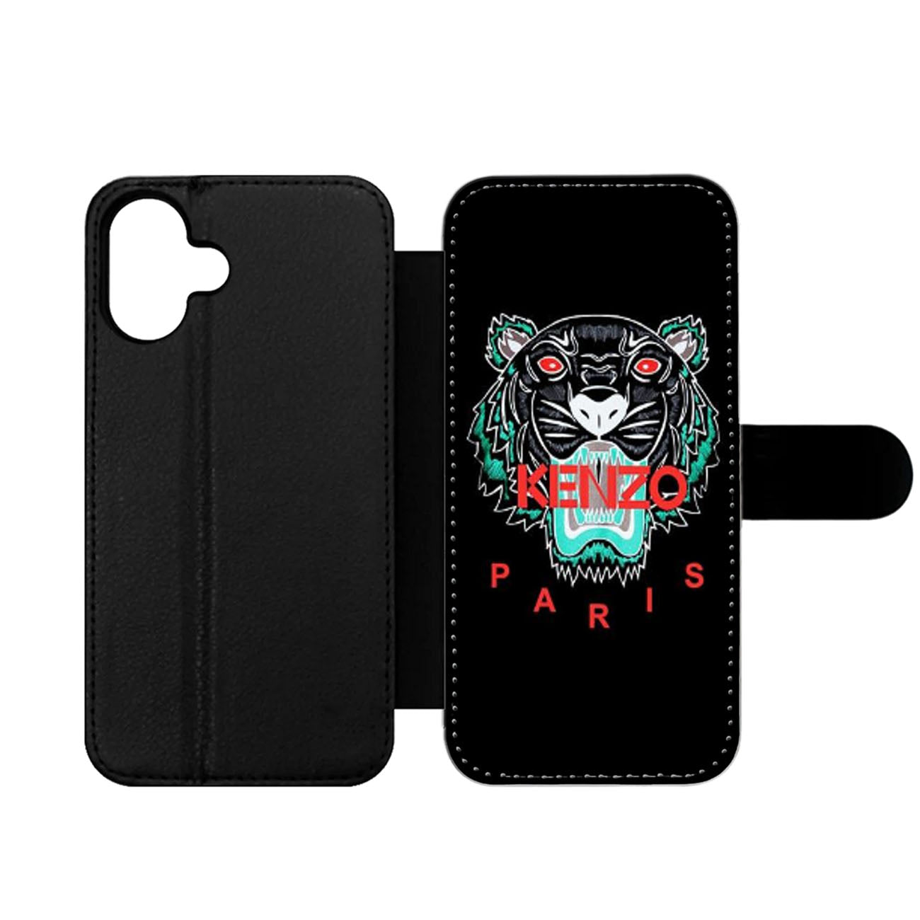KENZO PARIS BLACK Wallet iPhone Case