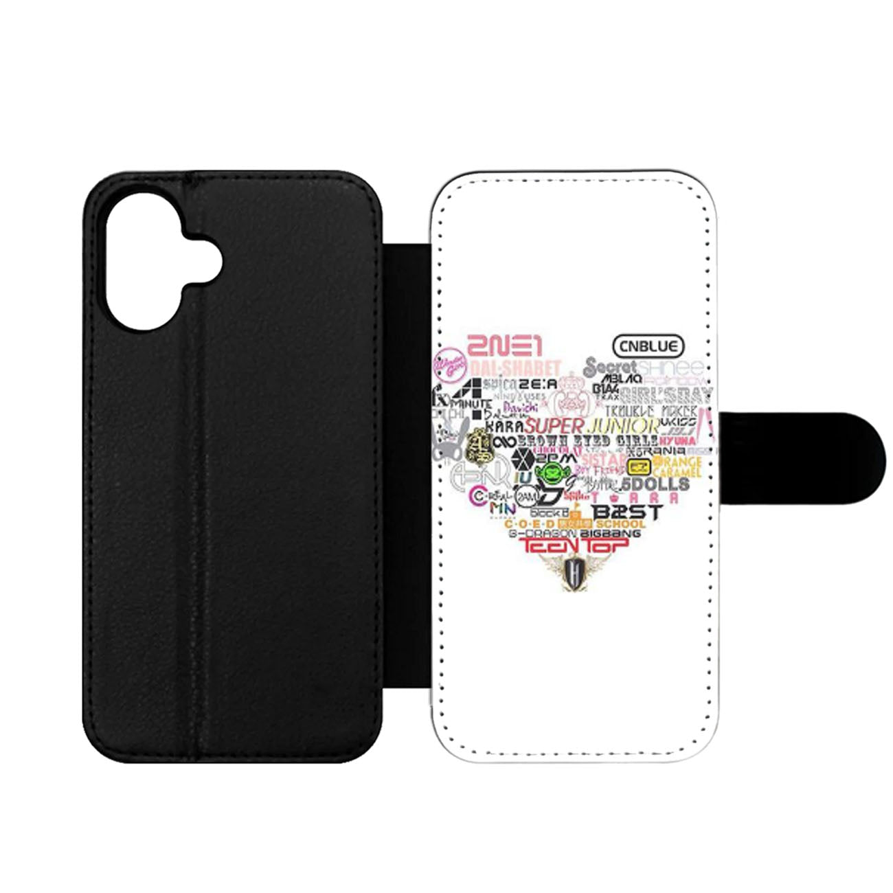 KPOP ALL BAND LOVE Wallet iPhone Case