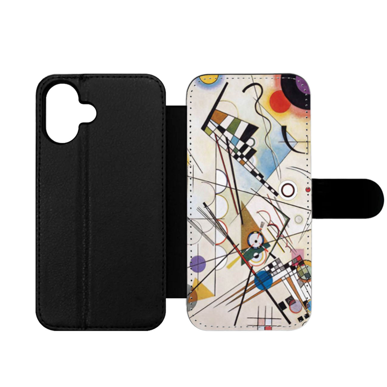 Kandinsky Abstract Art Wallet iPhone Case