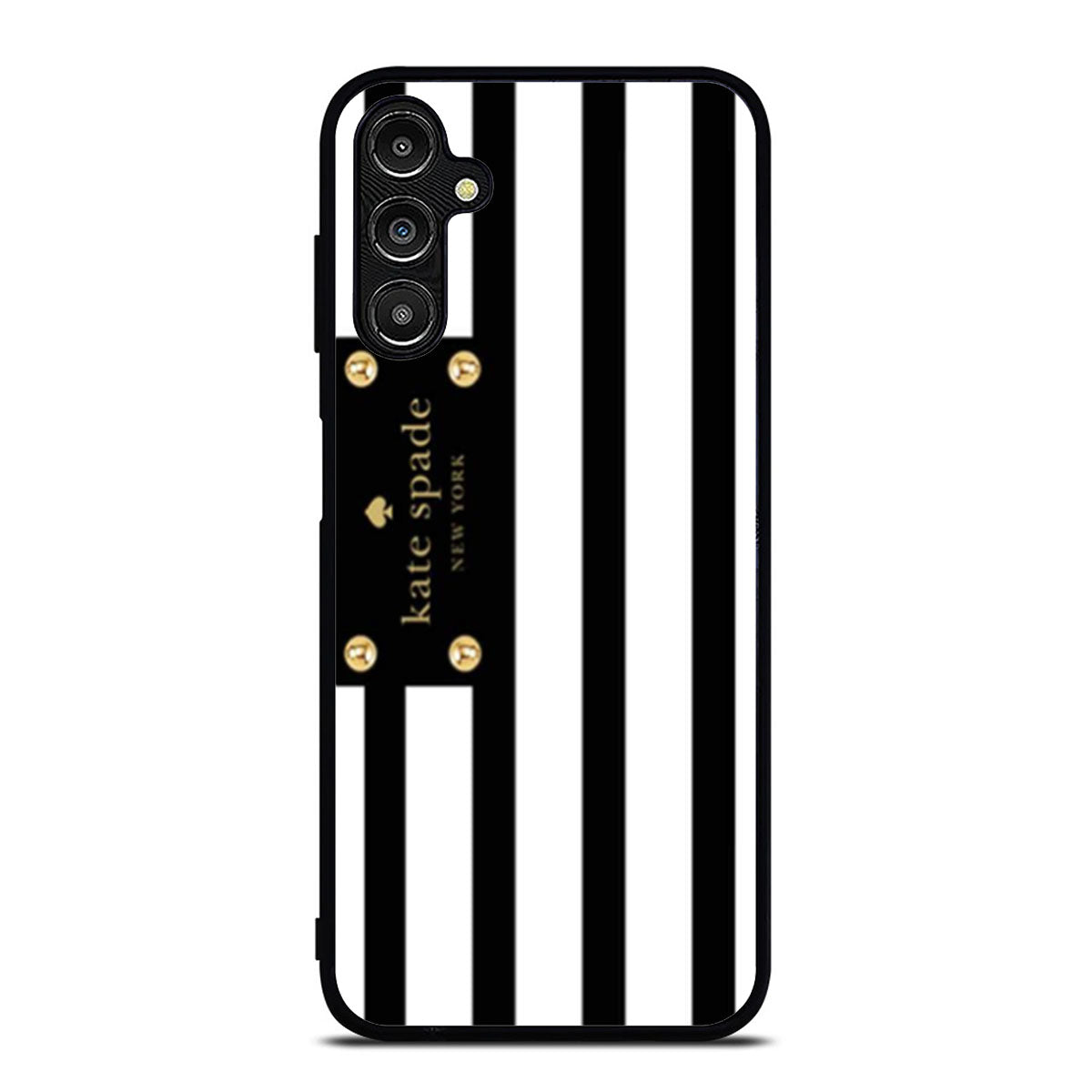 Kate Spade Stripes Black White Samsung A16 Case