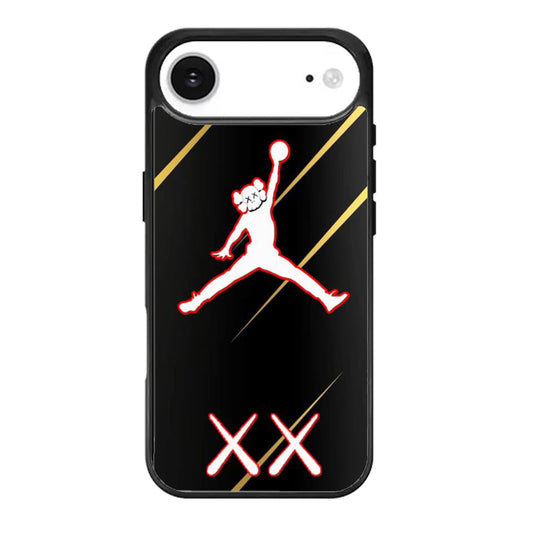 Kaws X Jordan Black Metallic iPhone Air Case