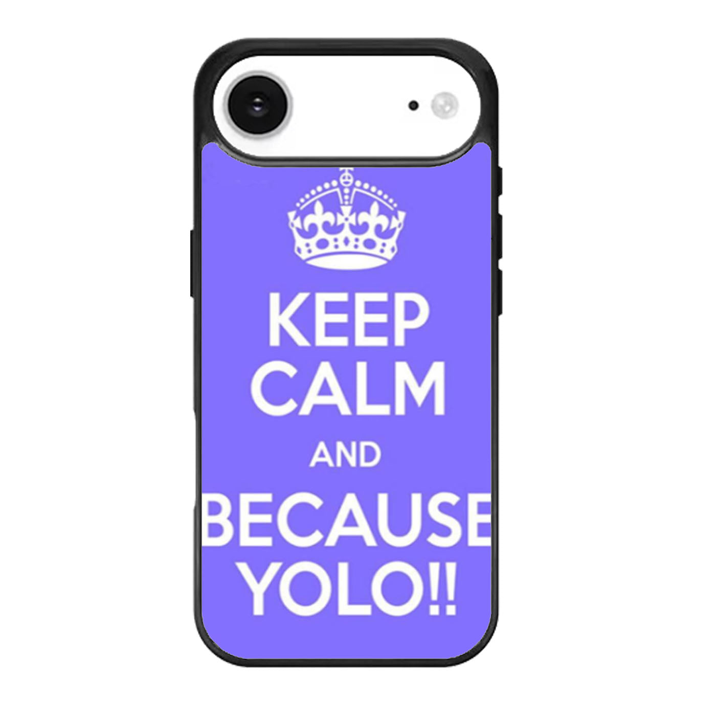 Keep Calm And Because Yolo Blue iPhone Air Case