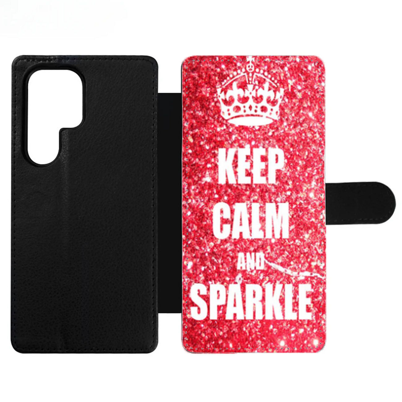 Keep Calm And Sparkle Wallet Samsung Case