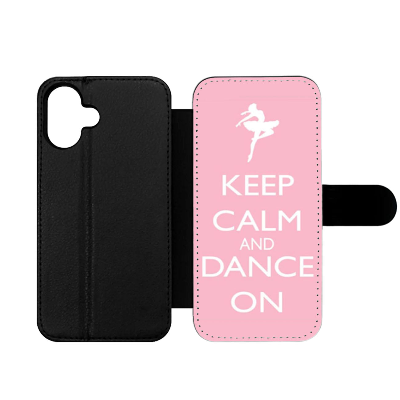 Keep Calm and Dance On Wallet iPhone Case
