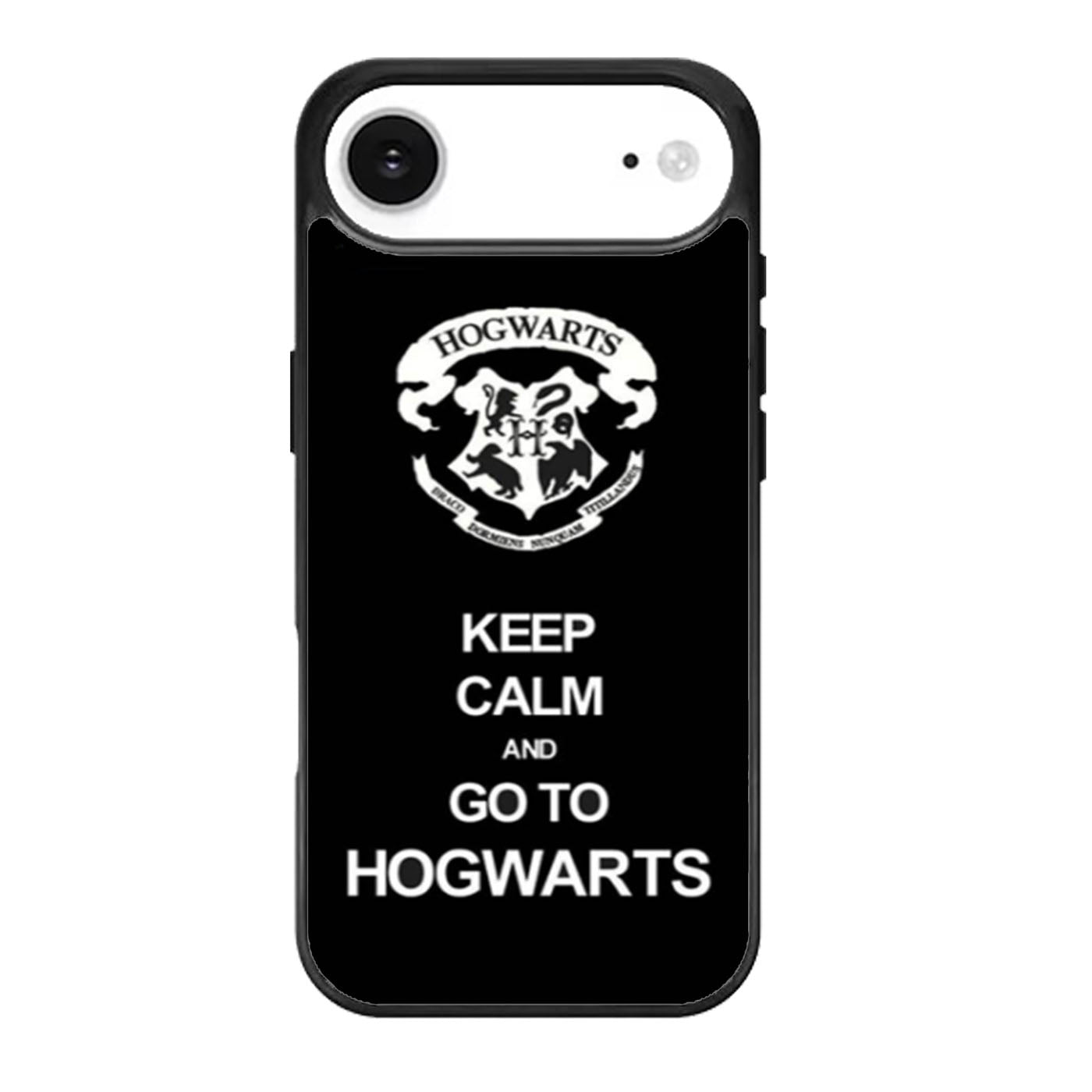Keep Calm and Go to Hogwarts Black iPhone Air Case