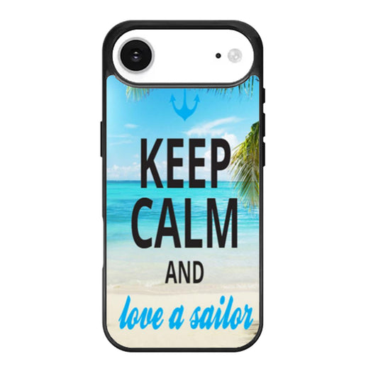 Keep Calm and Love a Sailor iPhone Air Case