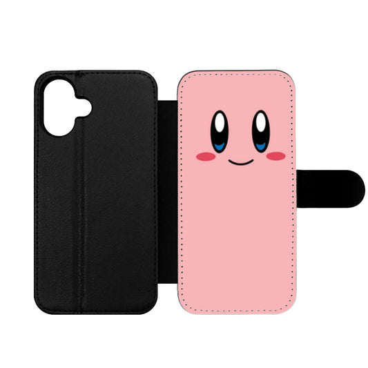 Kirby Cute Face Wallet iPhone Case