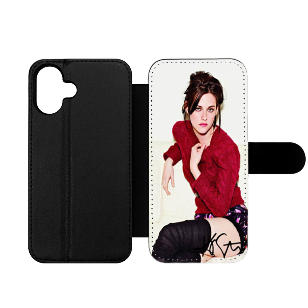 Kristen Stewart Sexy and Cool Wallet iPhone Case
