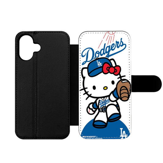 LA DODGERS HELLO KITTY Wallet iPhone Case