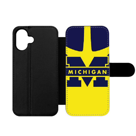 LOGO MICHIGAN WOLVERINES Wallet iPhone Case