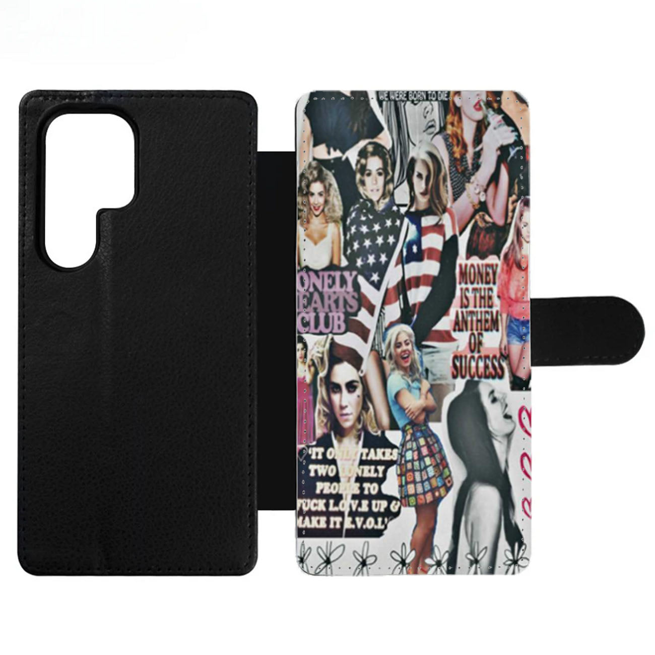Lana Del Rey Collage Art Wallet Samsung Case