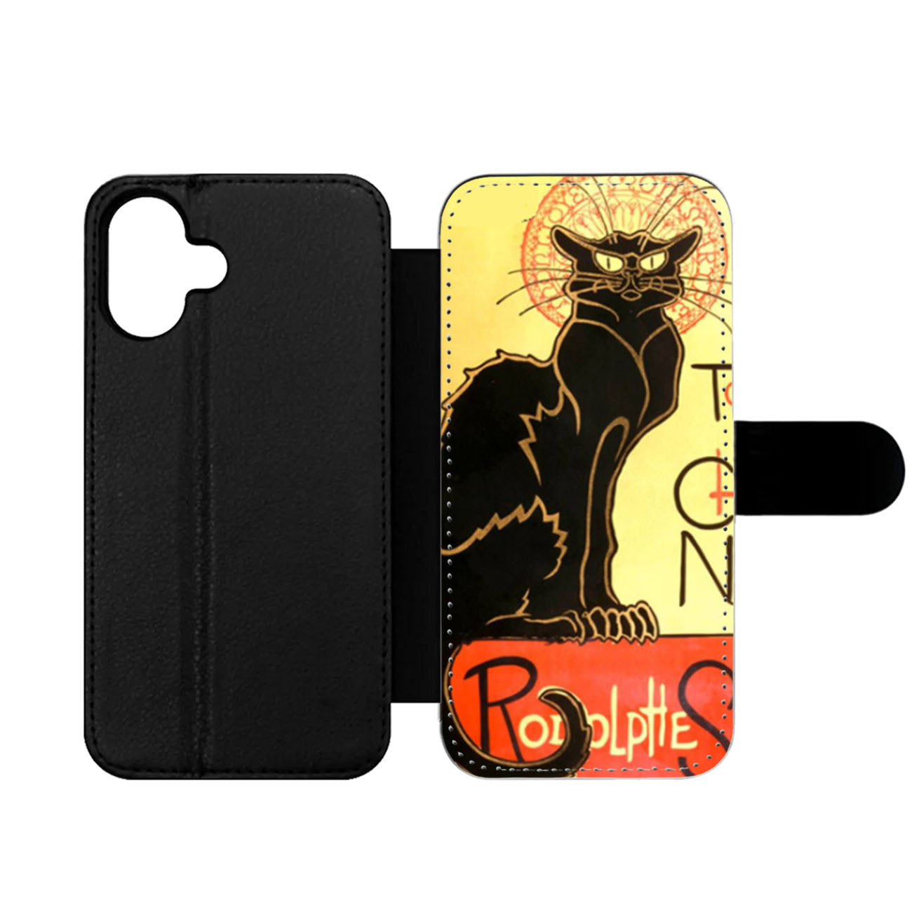 Le Chat Noir Wallet iPhone Case