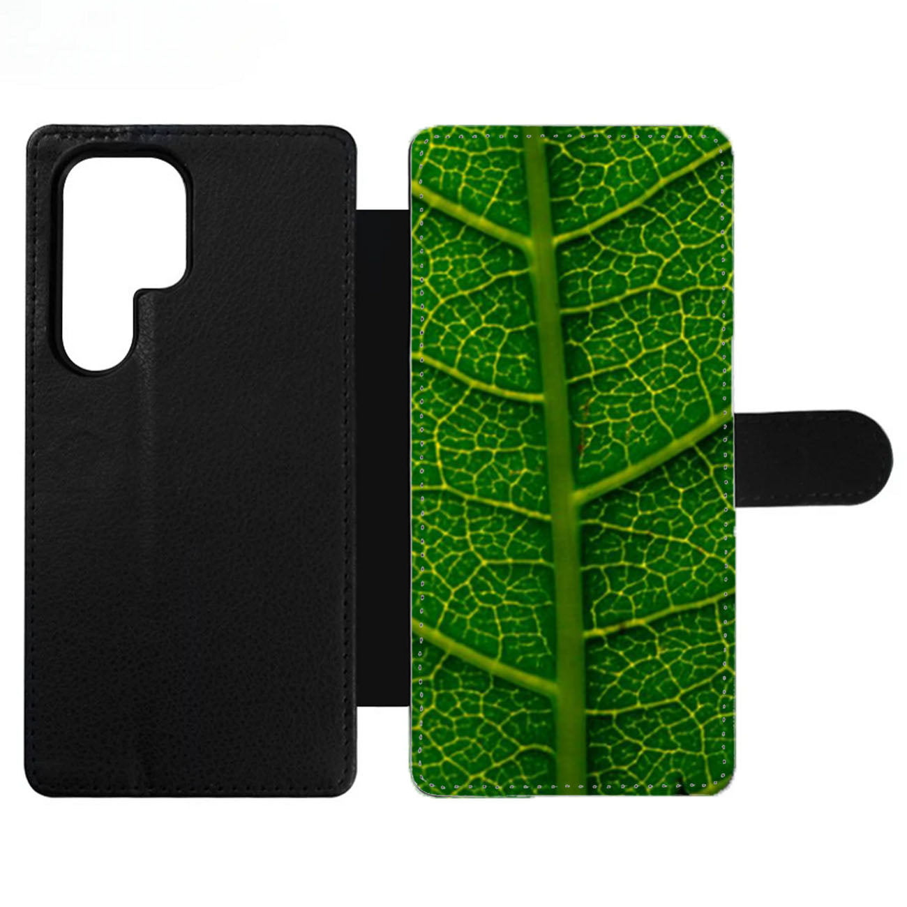 Leaf Texture Wallet Samsung Case