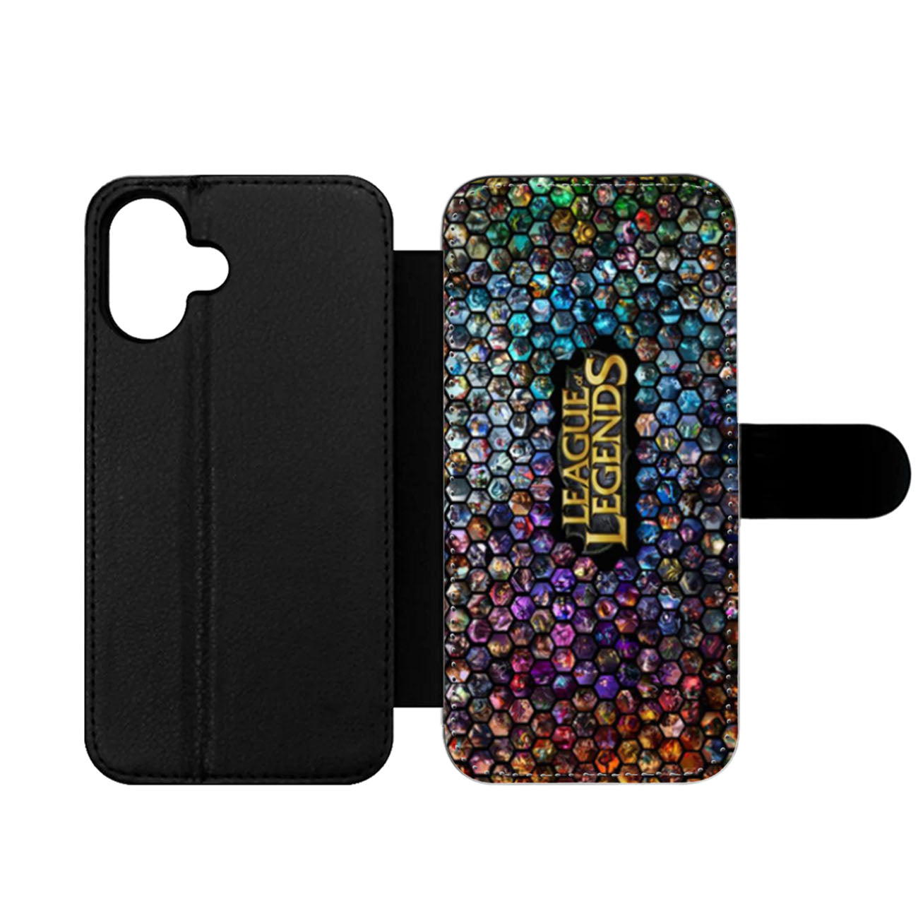 League Of Legends All Hero Mosaic Wallet iPhone Case
