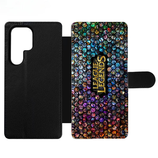 League Of Legends All Hero Mosaic Wallet Samsung Case