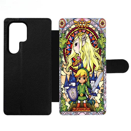 Legend of Zelda Stained Glass Wallet Samsung Case