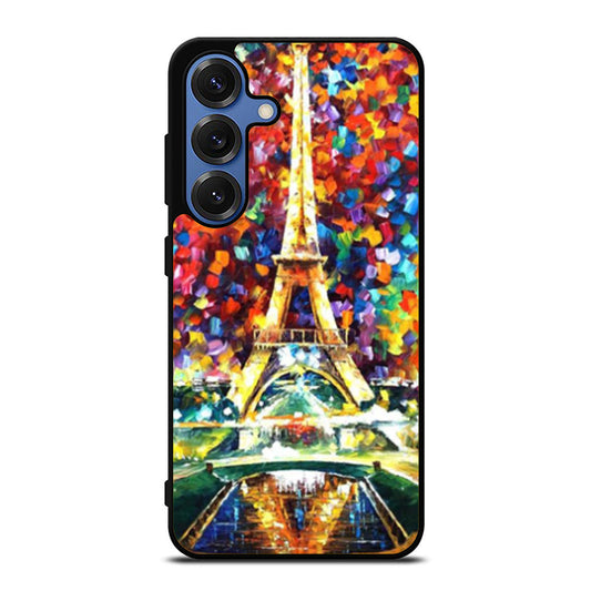 Leonid Afremov Eiffel Tower Samsung S25 Ultra Case