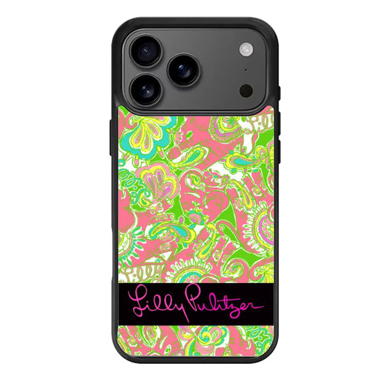 Lilly Pulitzer Pattern Striped iPhone 17 Pro Max Case