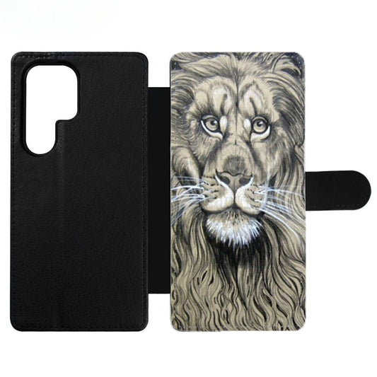 Lion Art Wallet Samsung Case