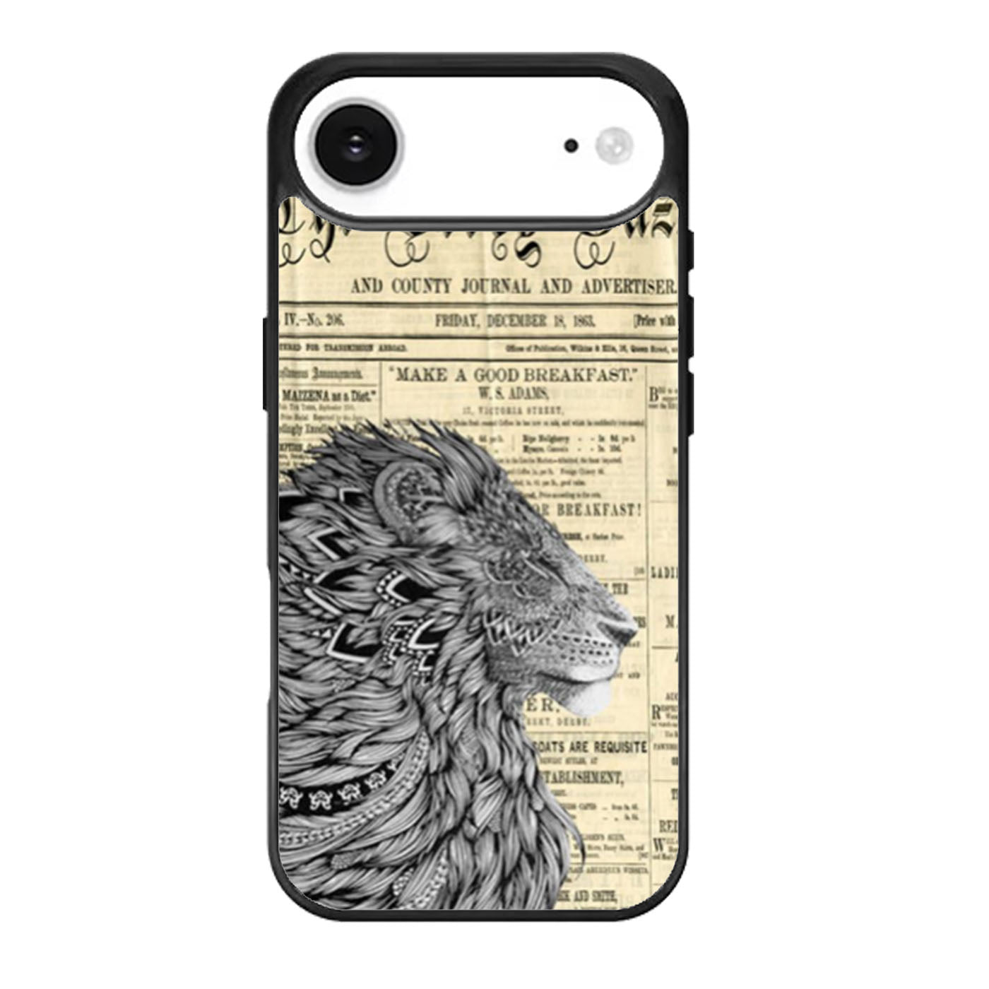 Lion King Aztec Old Newspaper iPhone Air Case