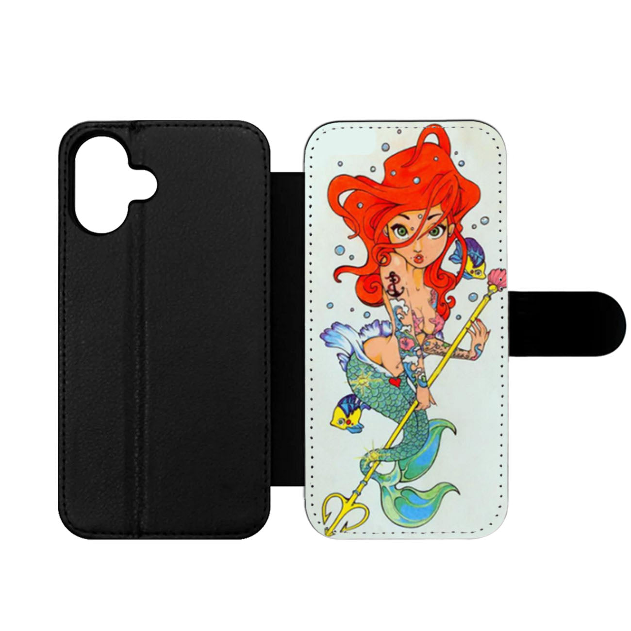 Little Mermaid Wallet iPhone Case