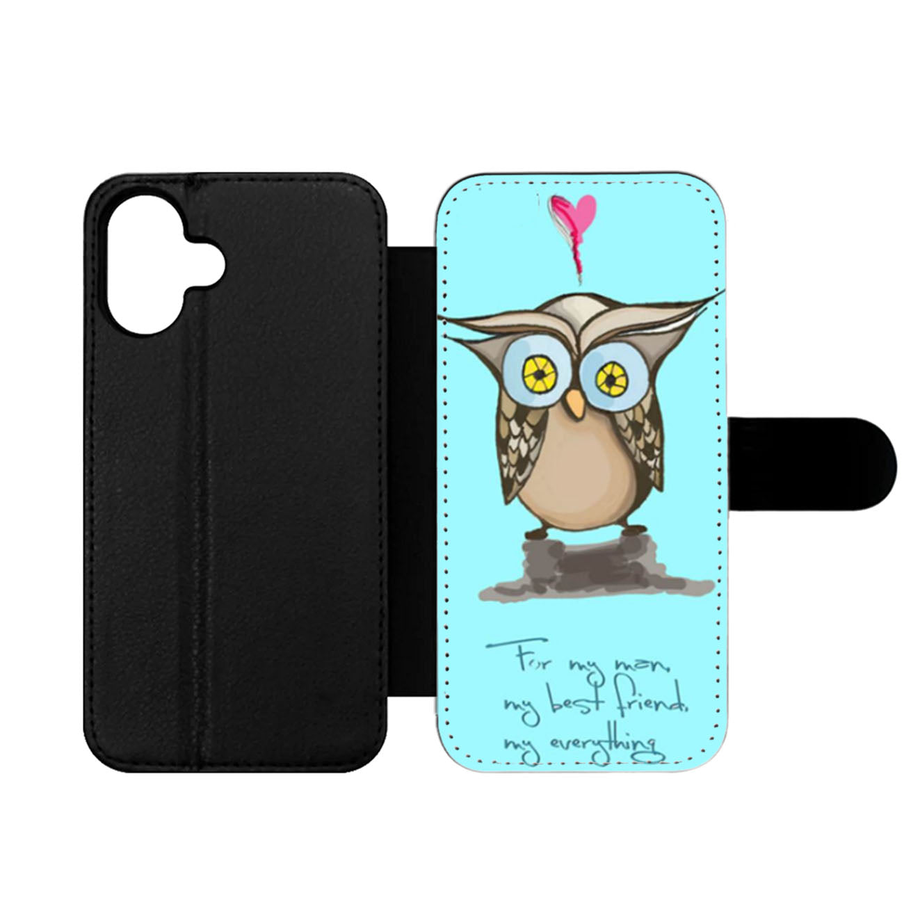 Little Owl Wallet iPhone Case