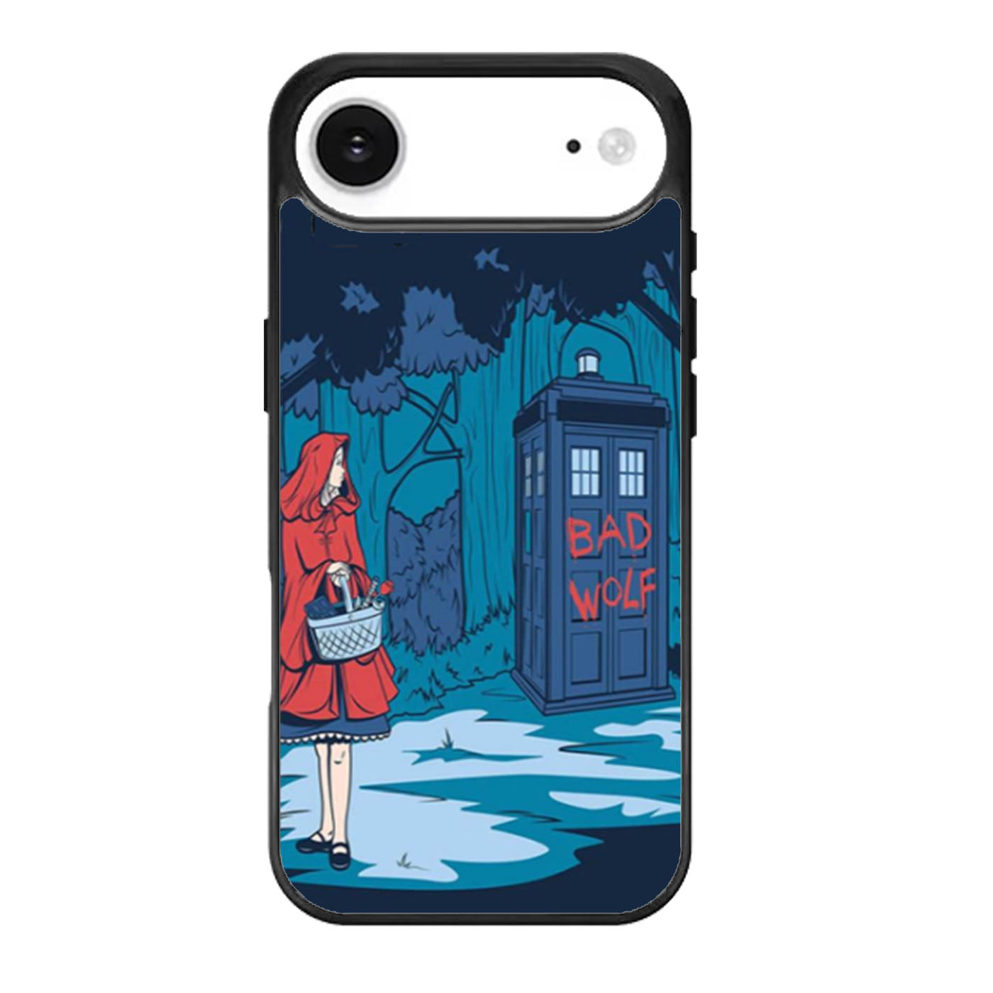 Little Red Riding Hood Tardis Art iPhone Air Case