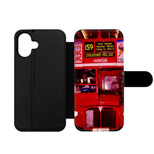 London Red Bus Wallet iPhone Case