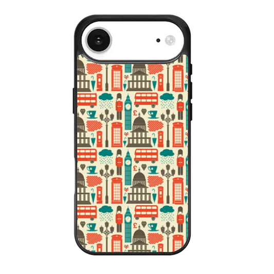 London Scenes Landmarks Pattern iPhone Air Case