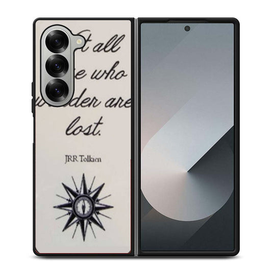 Lord of the Rings Not All Those Who Wander Are Lost Samsung Z Fold 6 Case