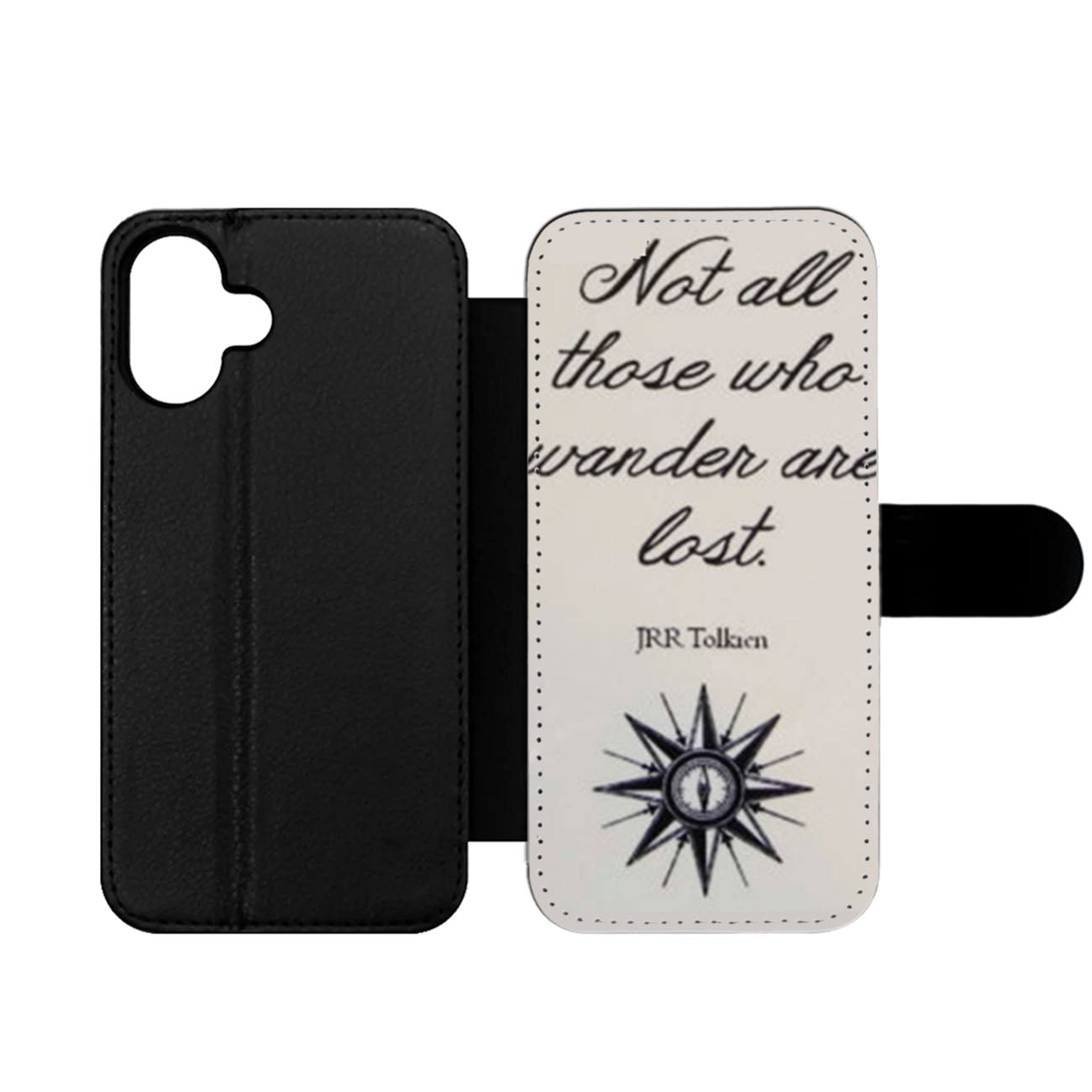 Lord of the Rings Not All Those Who Wander Are Lost Wallet iPhone Case