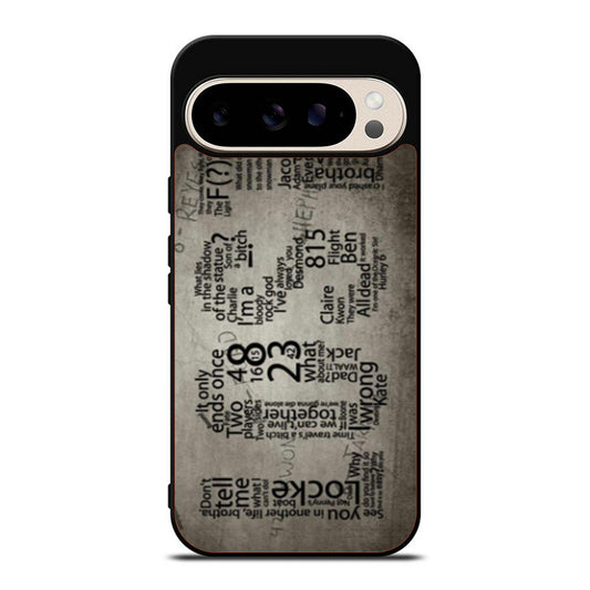 Lost TV Series Quotes Game Google Pixel 9 Pro Case