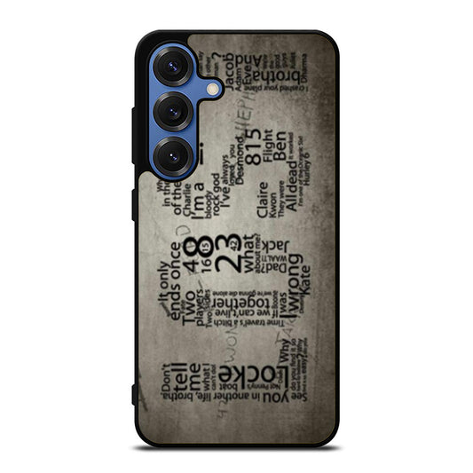 Lost TV Series Quotes Game Samsung S25 Ultra Case