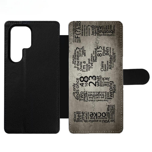 Lost TV Series Quotes Game Wallet Samsung Case