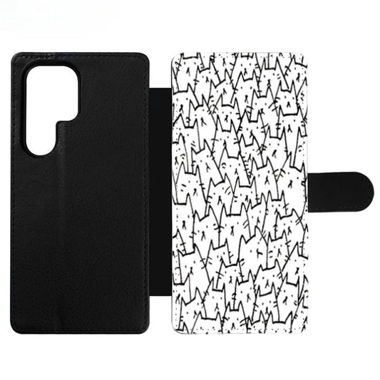 Lots Cats Wallet Samsung Case