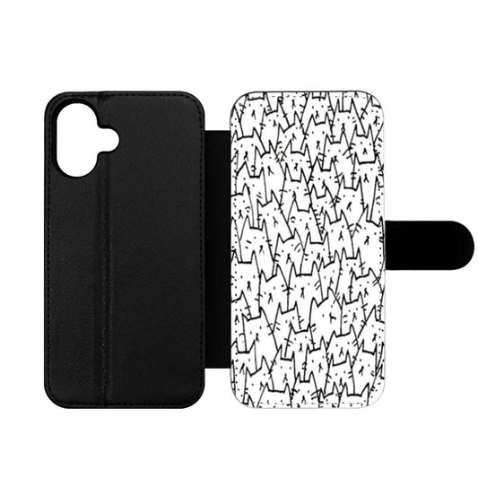 Lots Cats Wallet iPhone Case