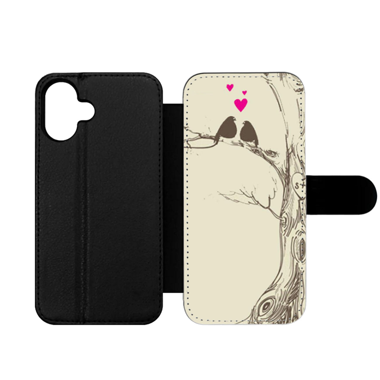 Love Birds Wallet iPhone Case