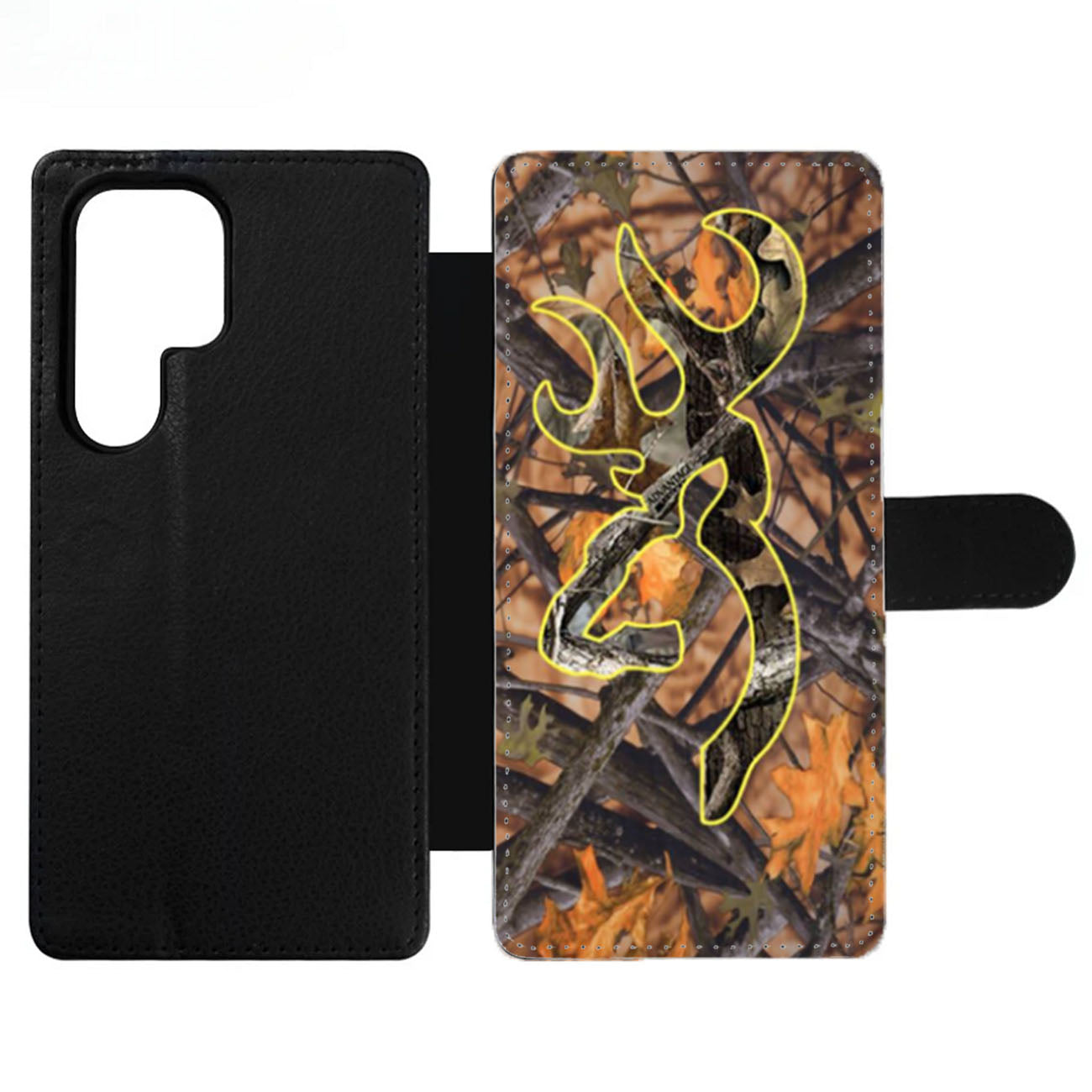 Love Browning Deer Camo Boy Wallet Samsung Case
