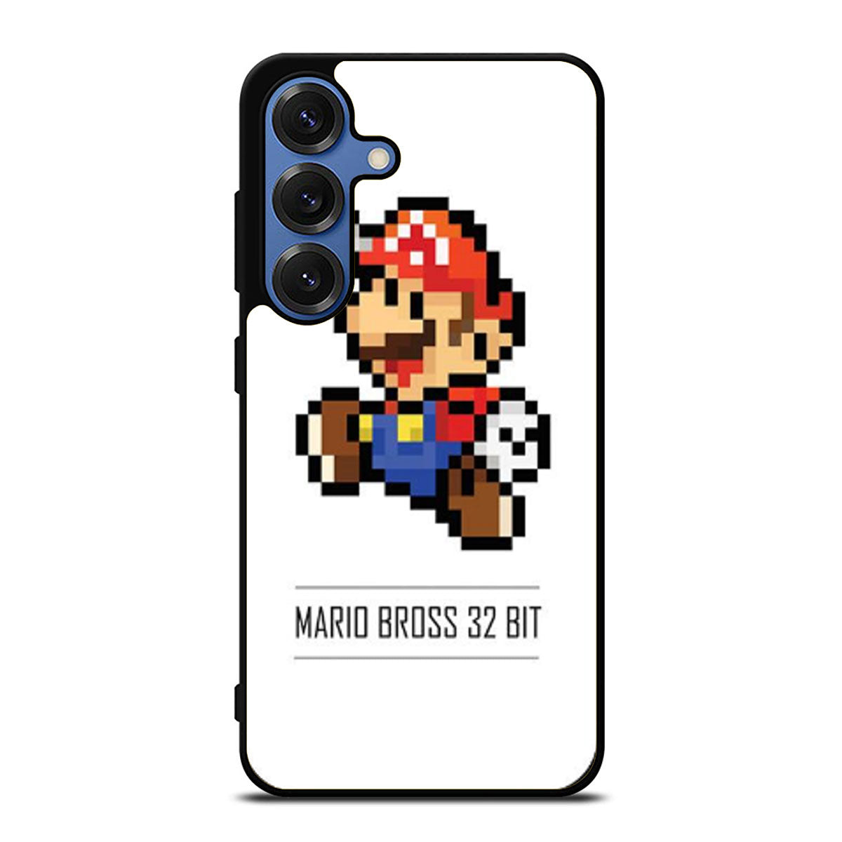 MARIO BROSS PIXEL 32 BIT Samsung S25 Ultra Case